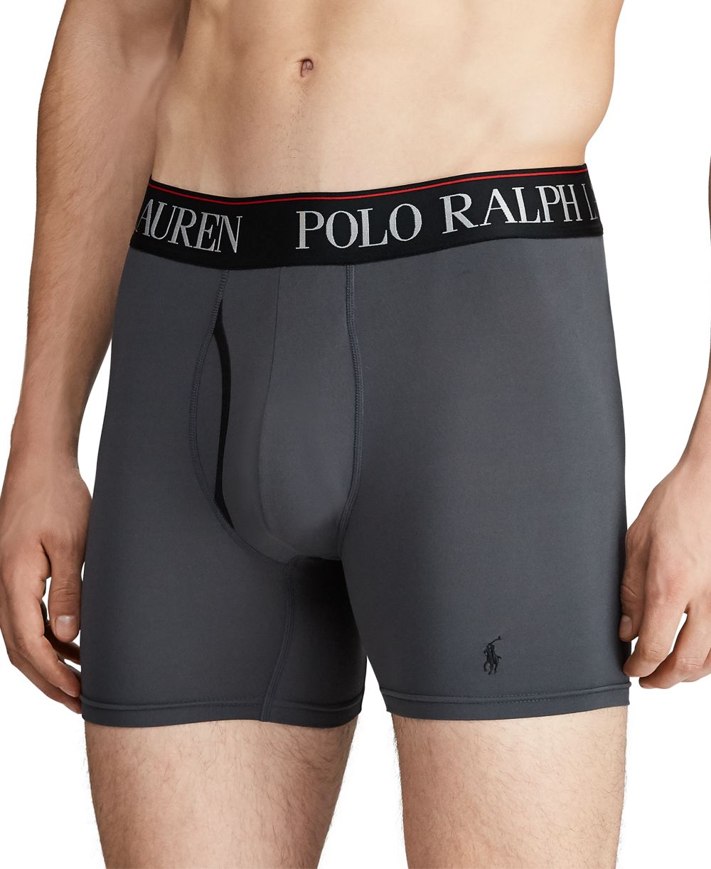 Men's 3-Pack 4-D Flex Cool Microfiber Boxer Briefs