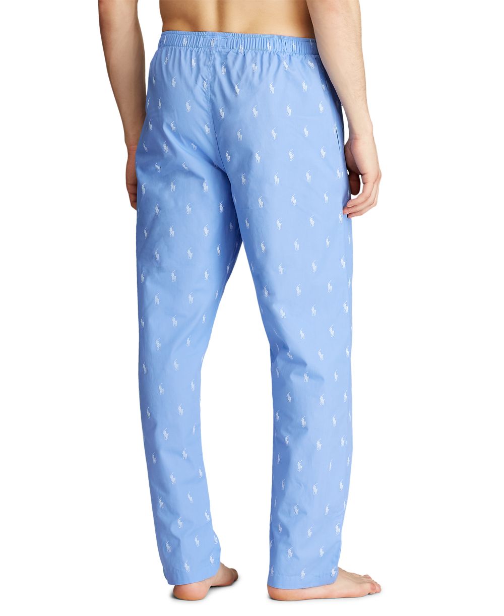 Men's Cotton Jersey Sleep Shirt & Polo Player Pajama Pants