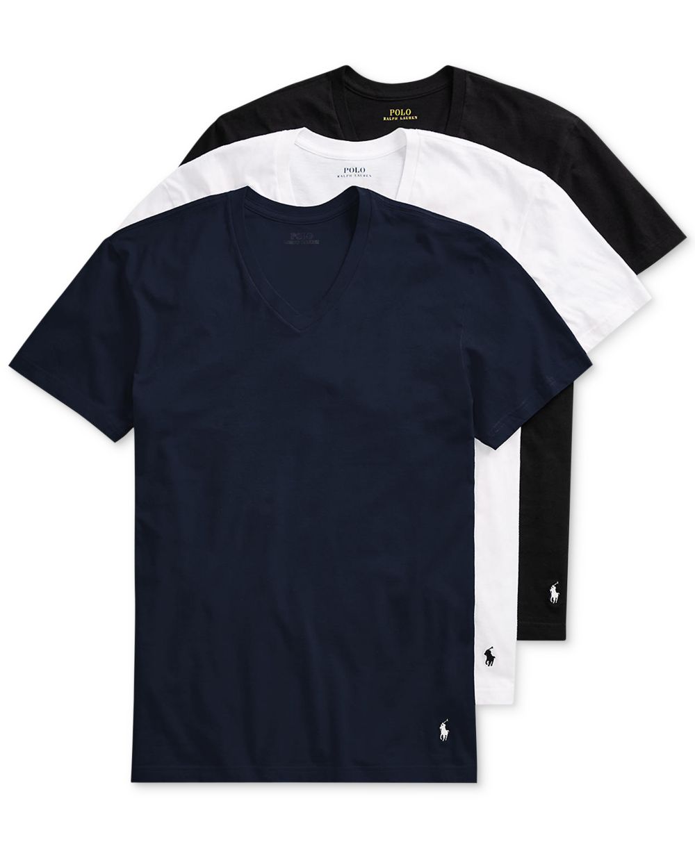 Men's 3-Pack V-Neck Classic Undershirts