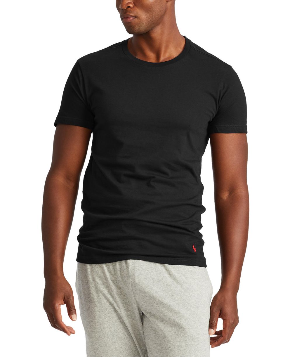 Men's 3-Pack Slim Fit Crewneck Undershirt