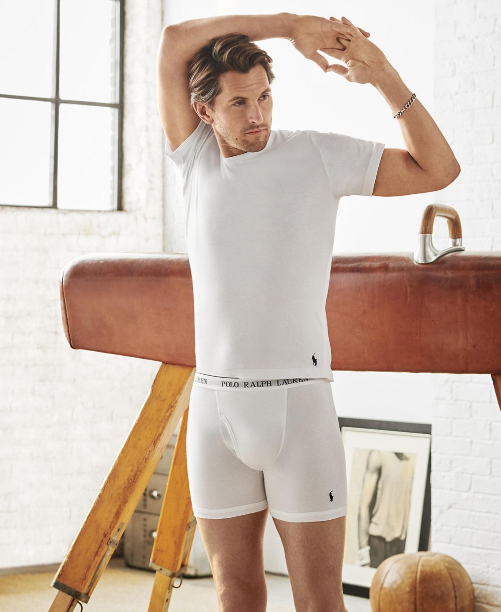 Men's 3-Pack Slim Fit Crewneck Undershirt