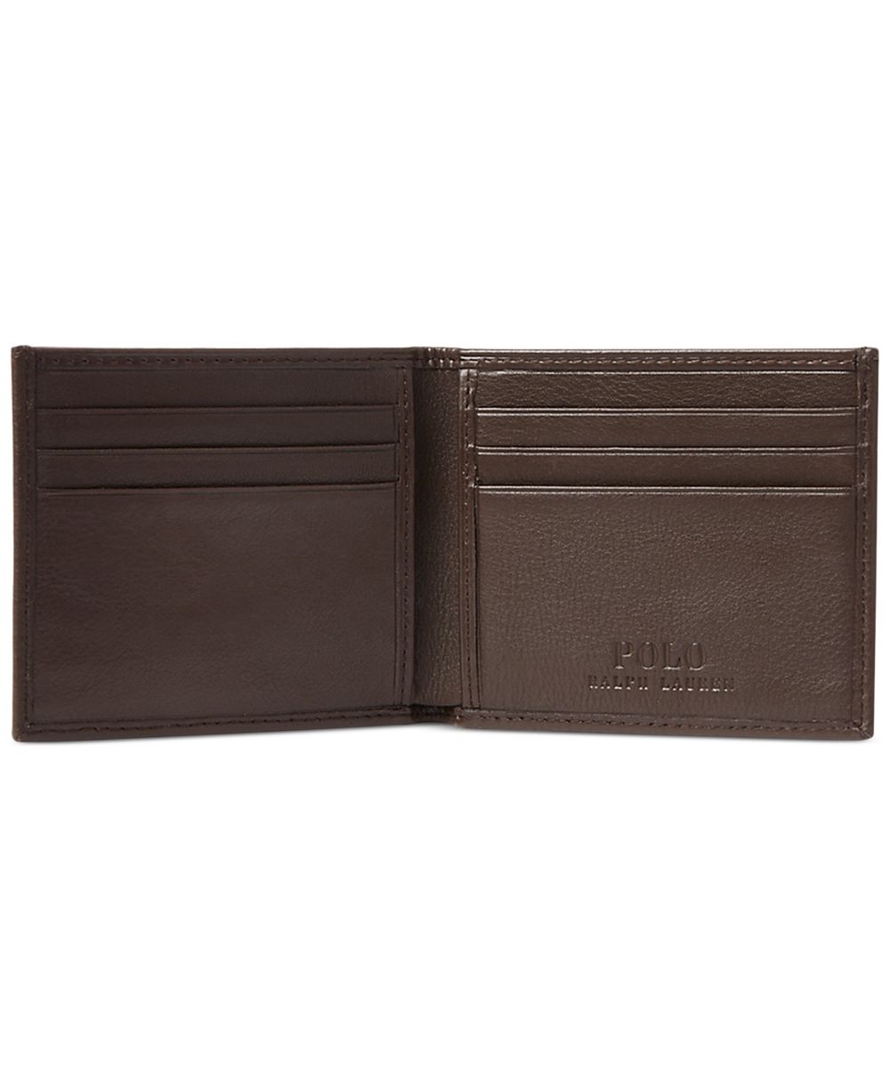Men's Pebbled Leather Billfold