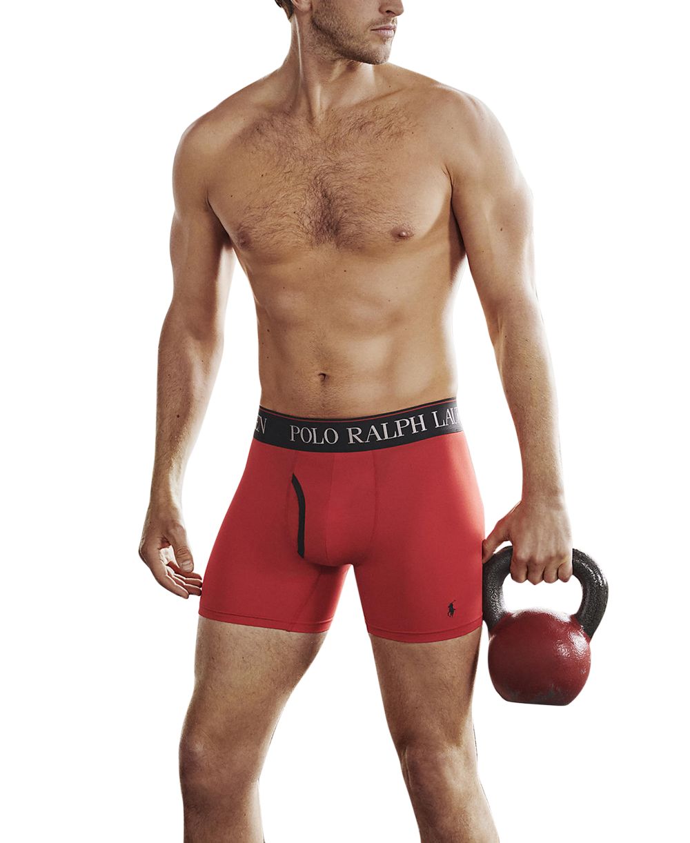 Men's 3-Pack 4-D Flex Cool Microfiber Boxer Briefs