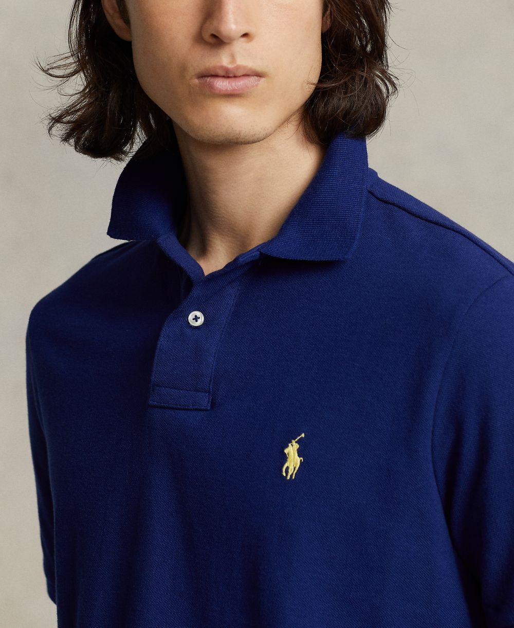 Men's Classic-Fit Mesh Polo Shirt
