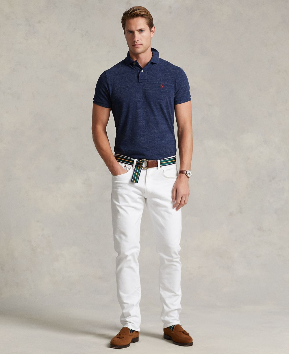 Men's Classic-Fit Mesh Polo Shirt