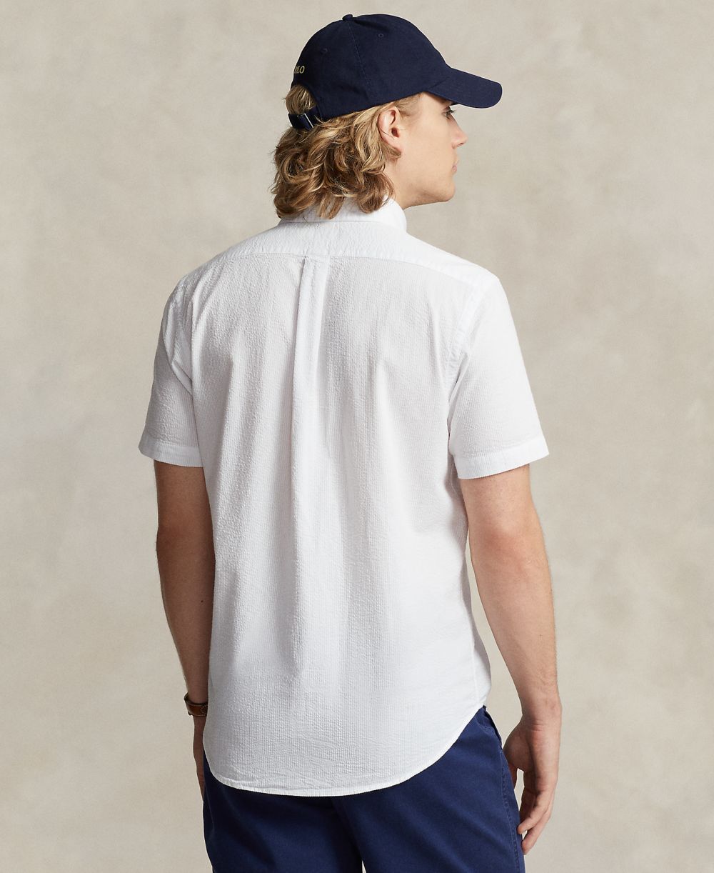 Men's RL Prepster Classic-Fit Seersucker Shirt