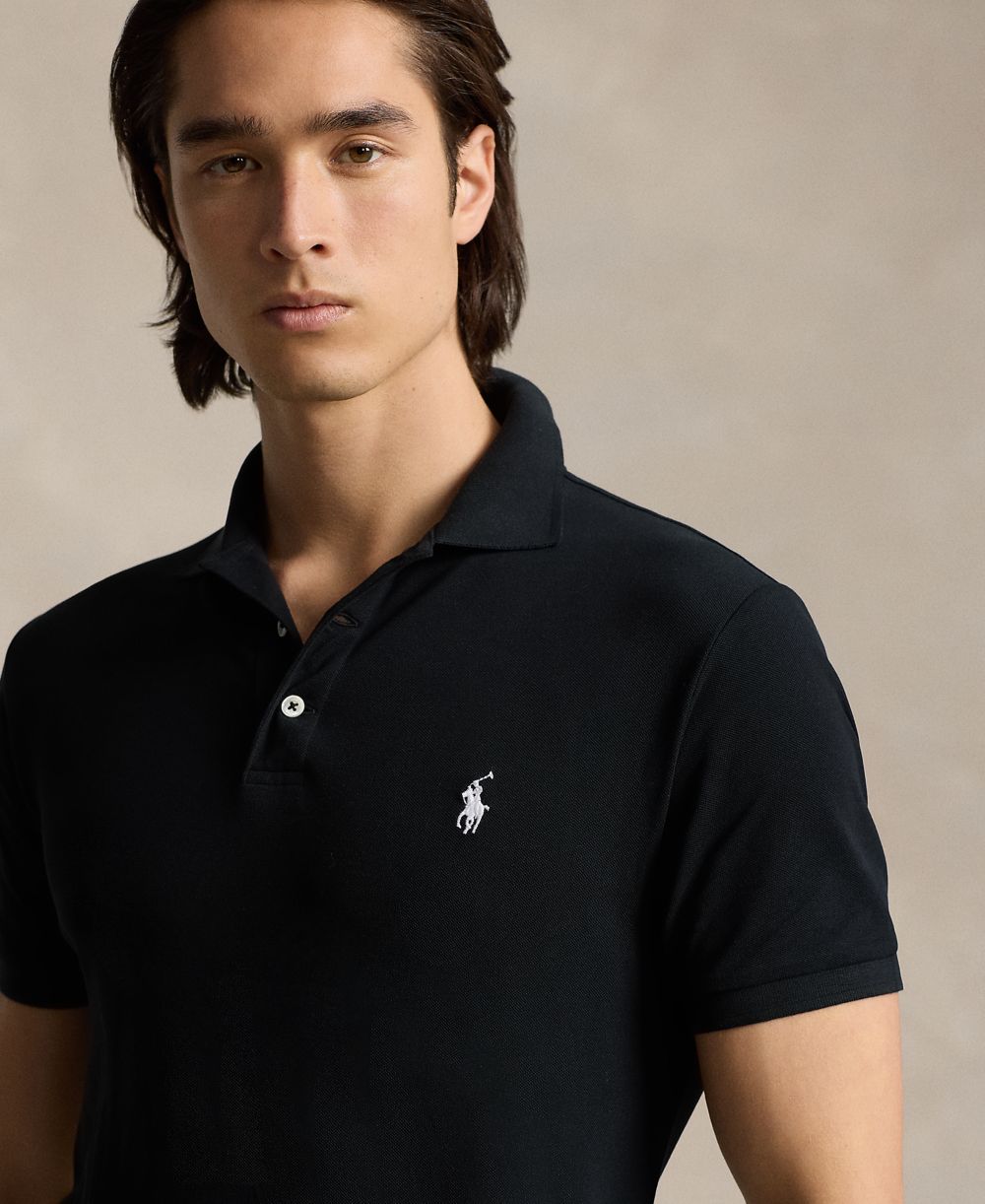 Men's Classic-Fit Stretch Mesh Polo Shirt