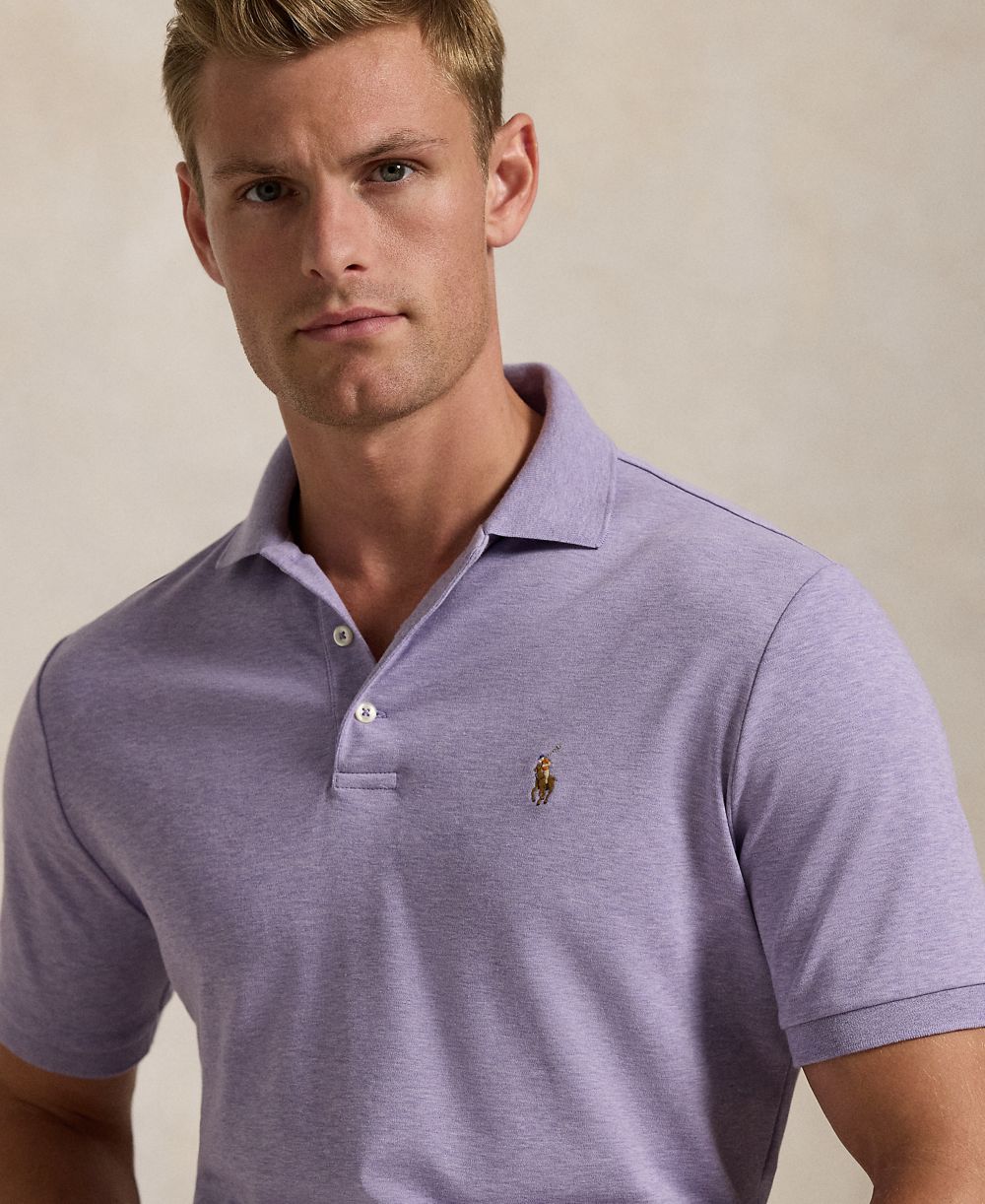 Men's Classic-Fit Soft Cotton Polo Shirt