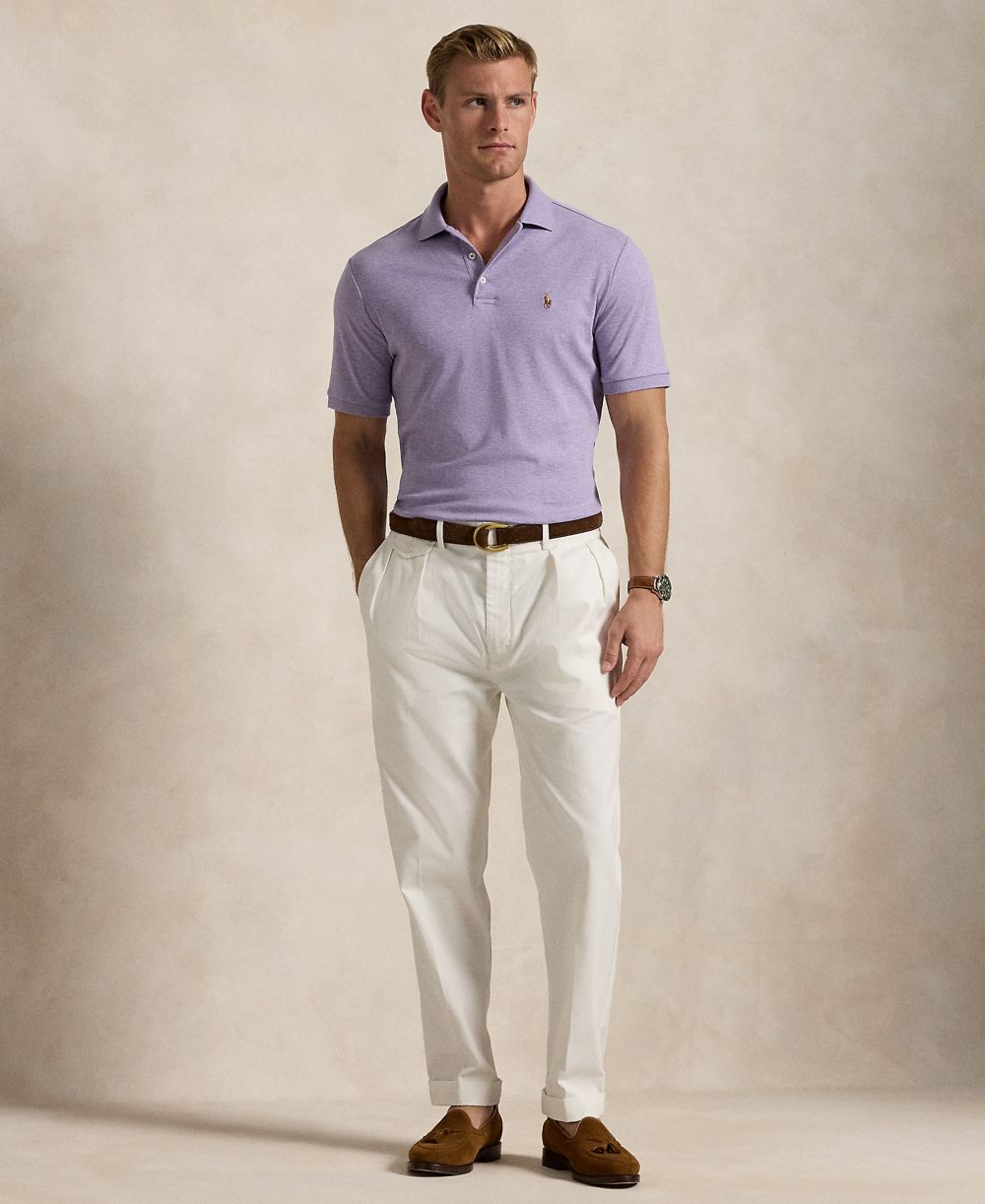 Men's Classic-Fit Soft Cotton Polo Shirt