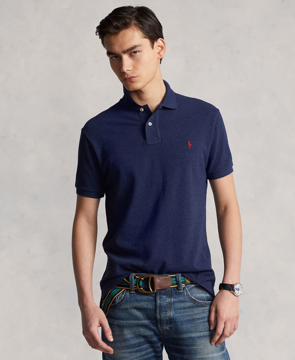Men's Classic-Fit Mesh Polo Shirt