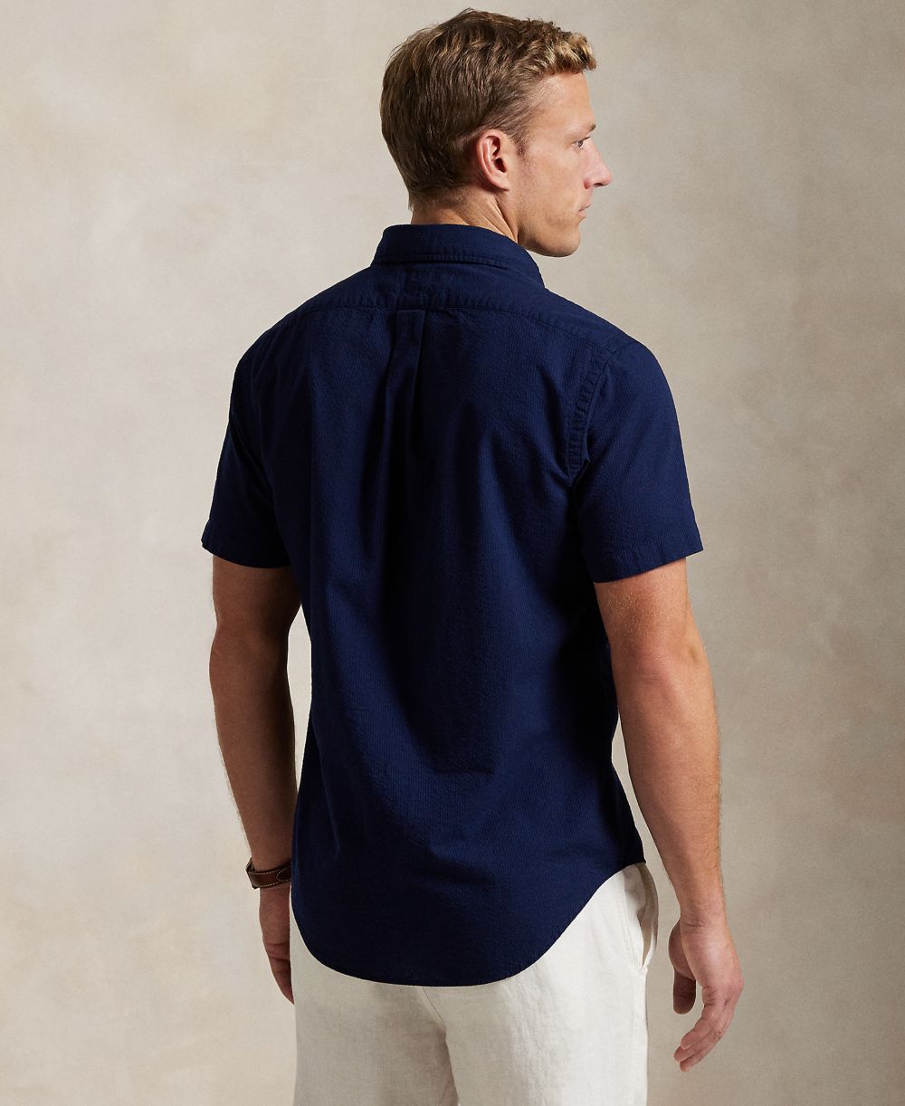 Men's RL Prepster Classic-Fit Seersucker Shirt