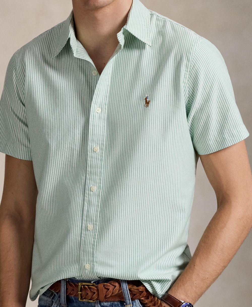 Men's Classic-Fit Short-Sleeve Oxford Shirt