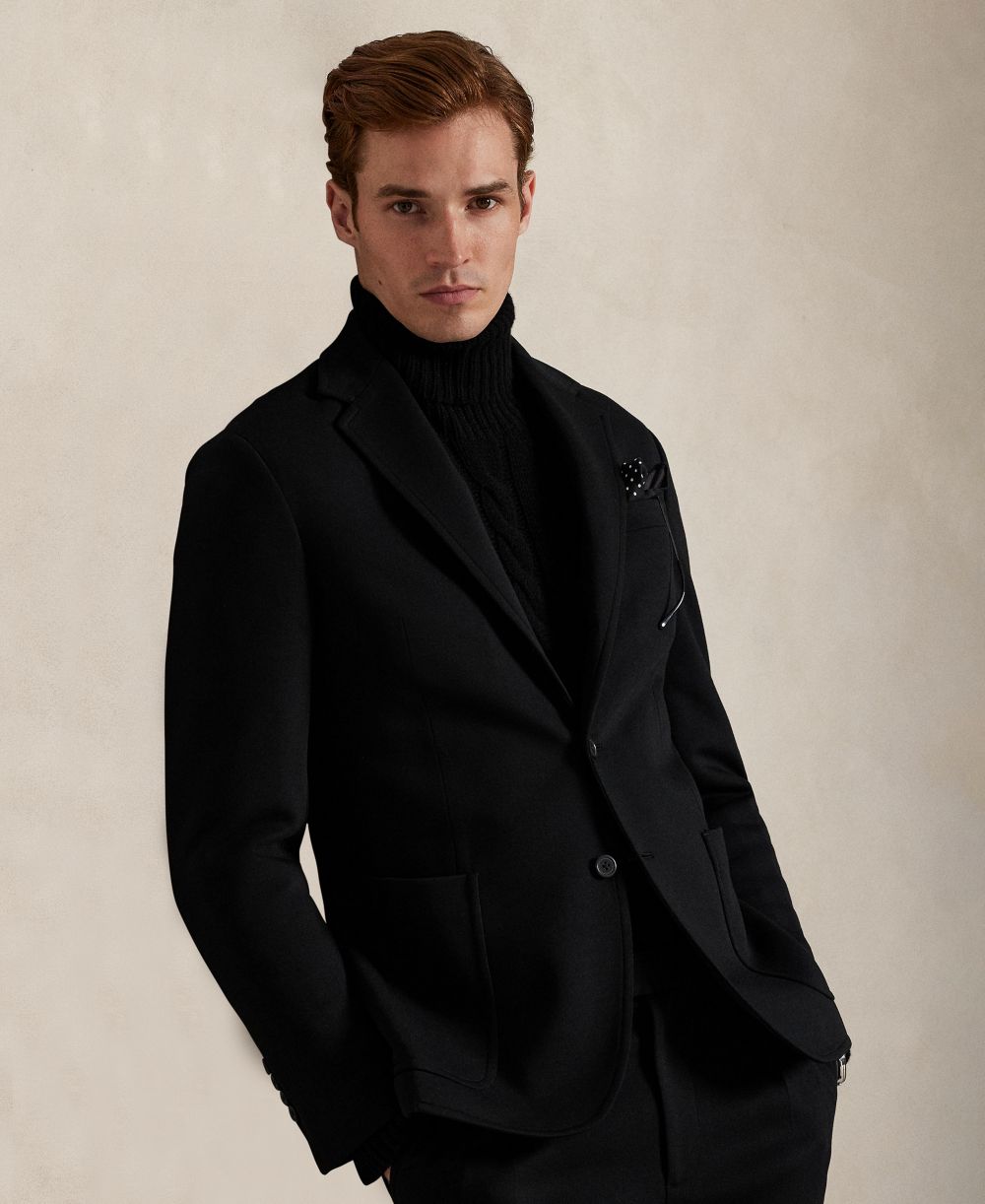 Men's Modern-Fit Double-Knit Jacket