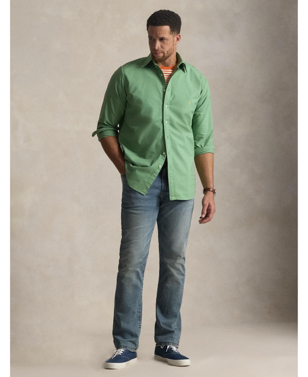 Men's Big & Tall Garment-Dyed Oxford Shirt