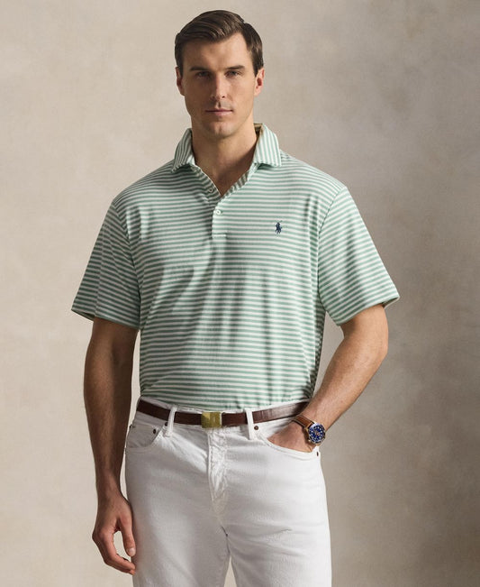 Men's Big & Tall Striped Polo Shirt
