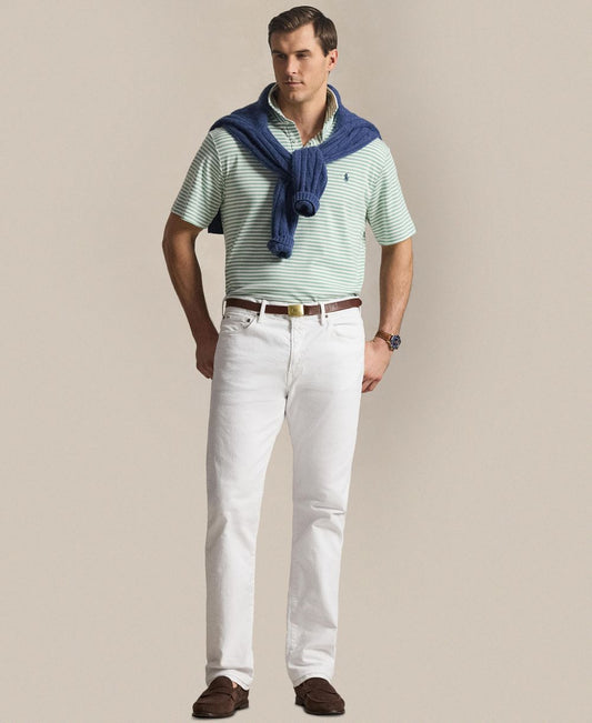 Men's Big & Tall Striped Polo Shirt