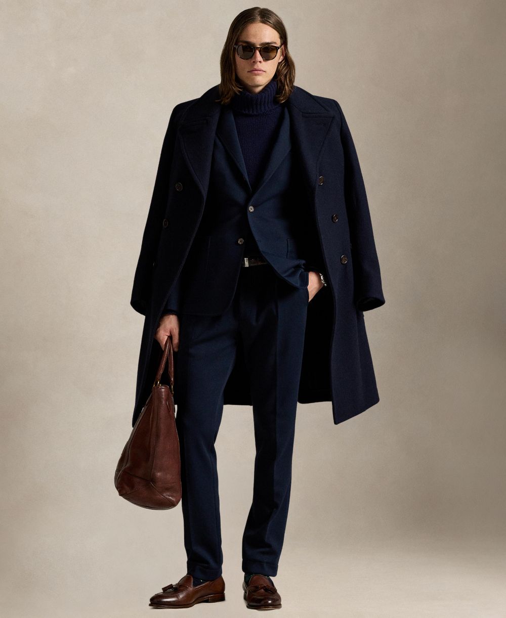 Men's Double-Knit Suit Trouser Pants