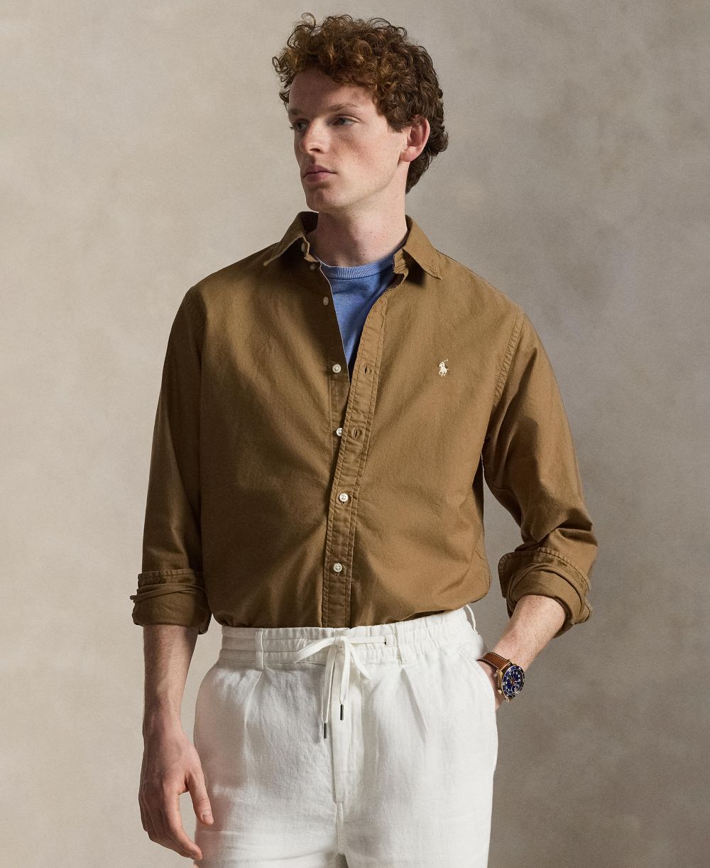 Men's Garment-Dyed Oxford Shirt