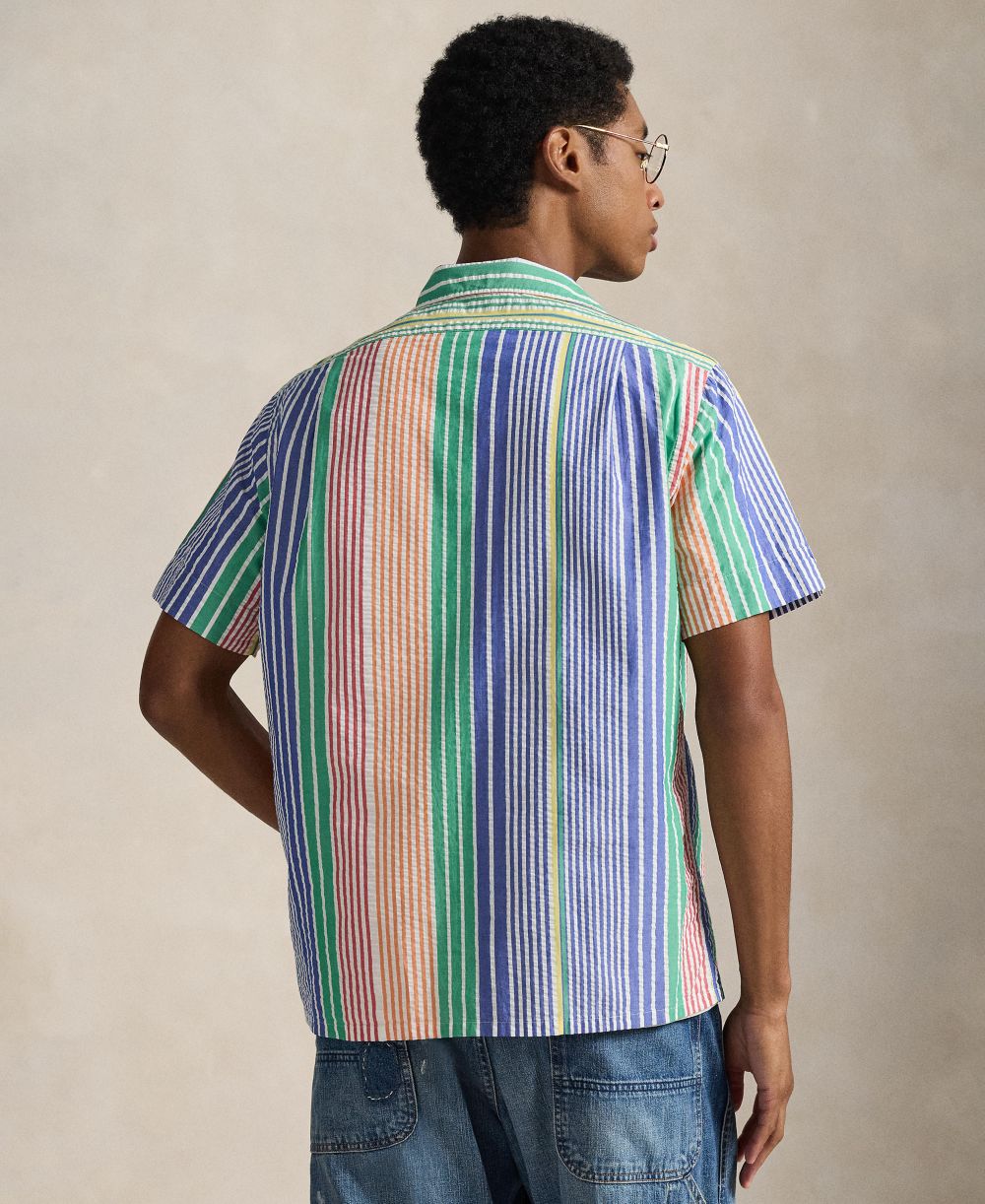 Men's RL Prepster Classic-Fit Seersucker Shirt