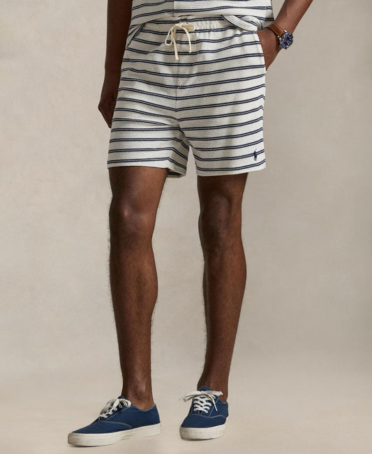Men's Striped Slim-Fit Shorts