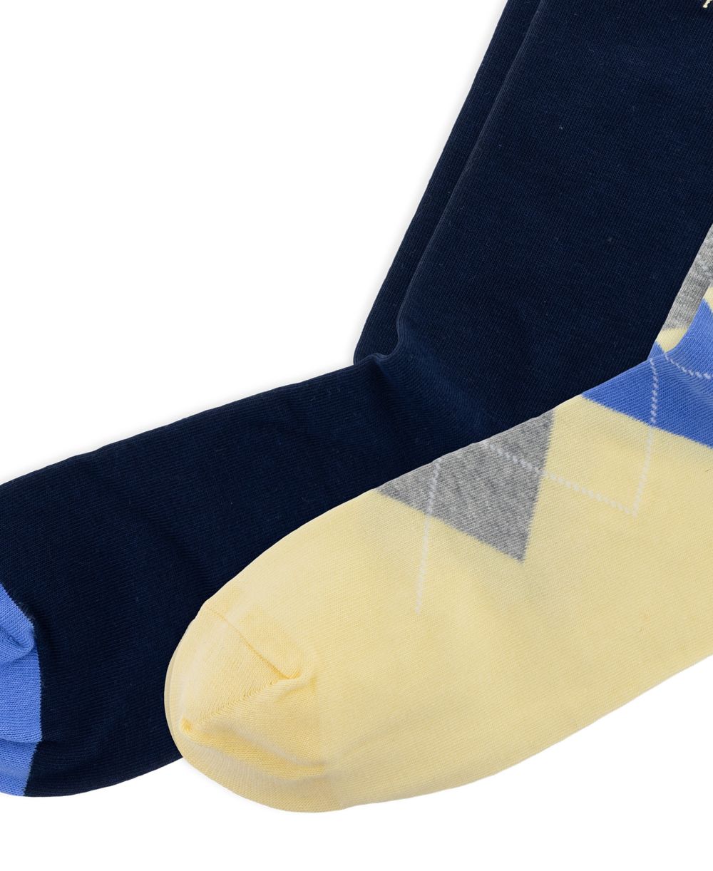 Men's Argyle Slack Socks, 2-Pack