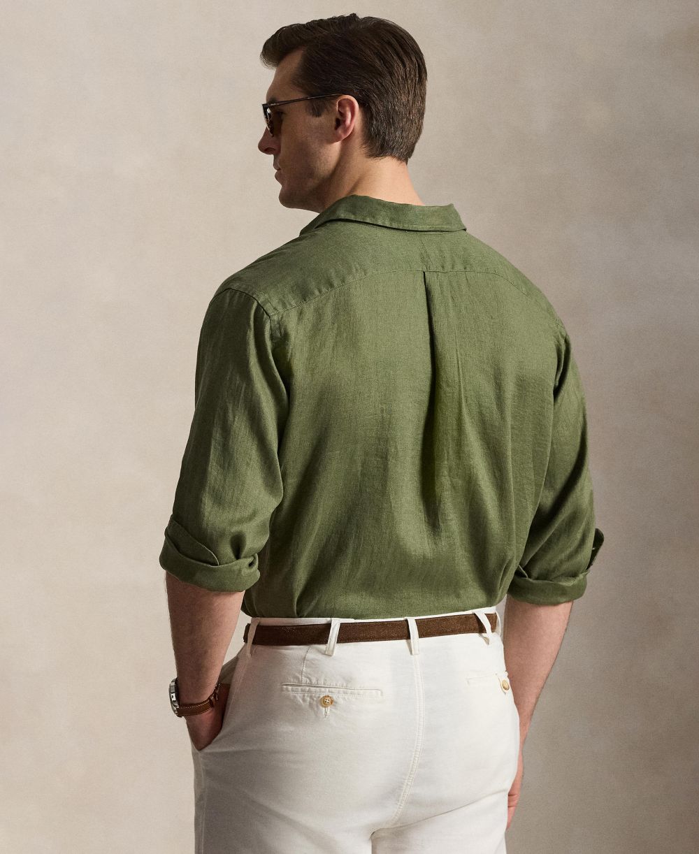 Men's Big & Tall Linen Shirt
