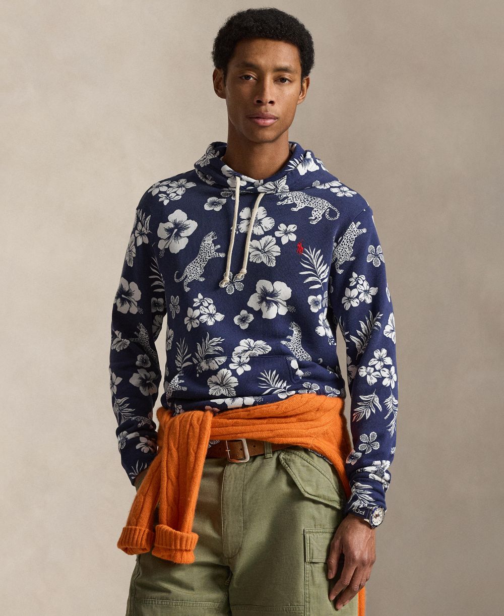 Men's Tropical French Terry Hoodie