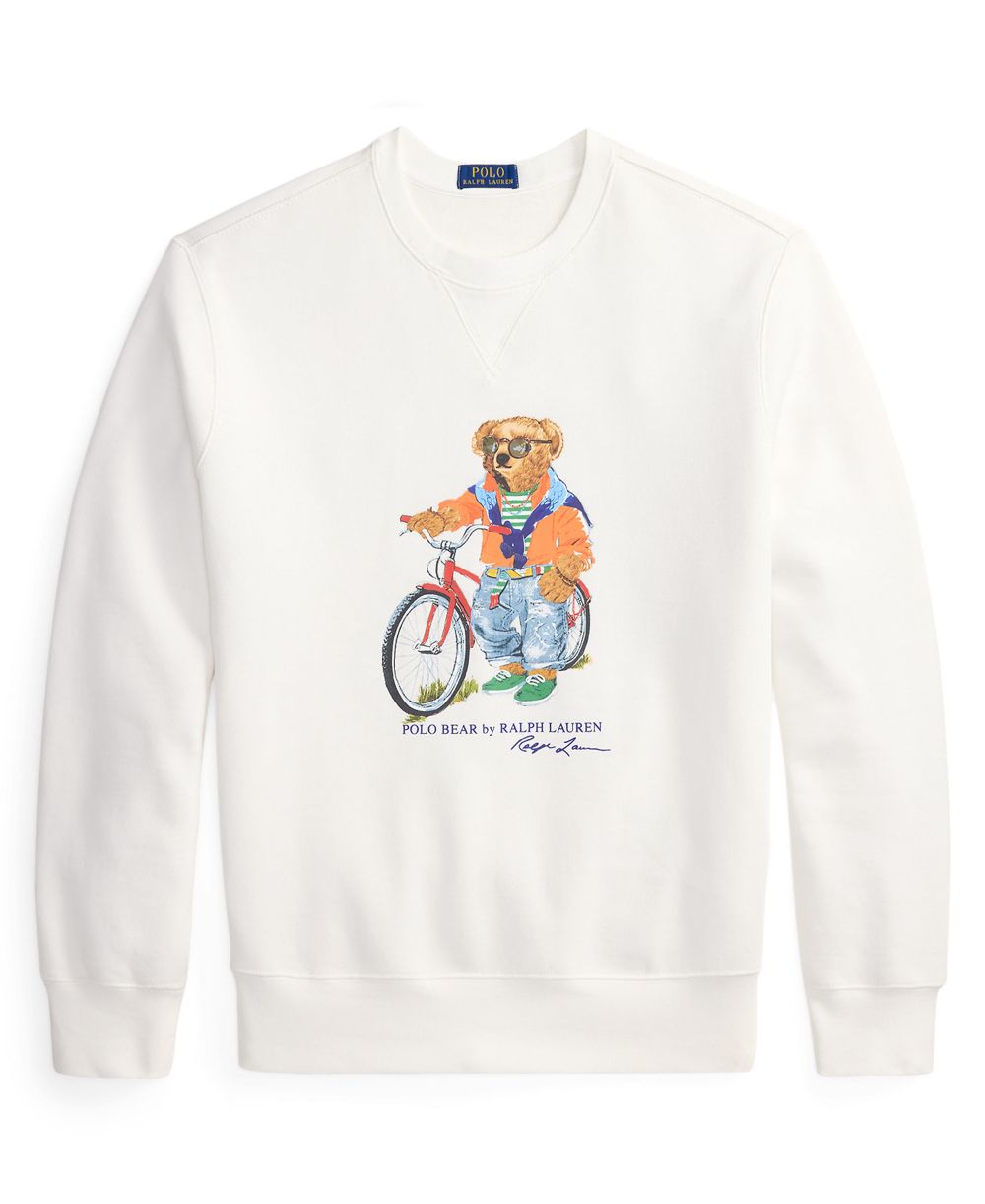Men's Bears Print Crewneck Sweatshirt