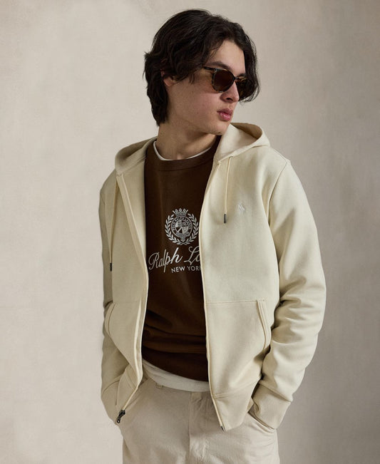 Men's Double-Knit Full-Zip Hoodie