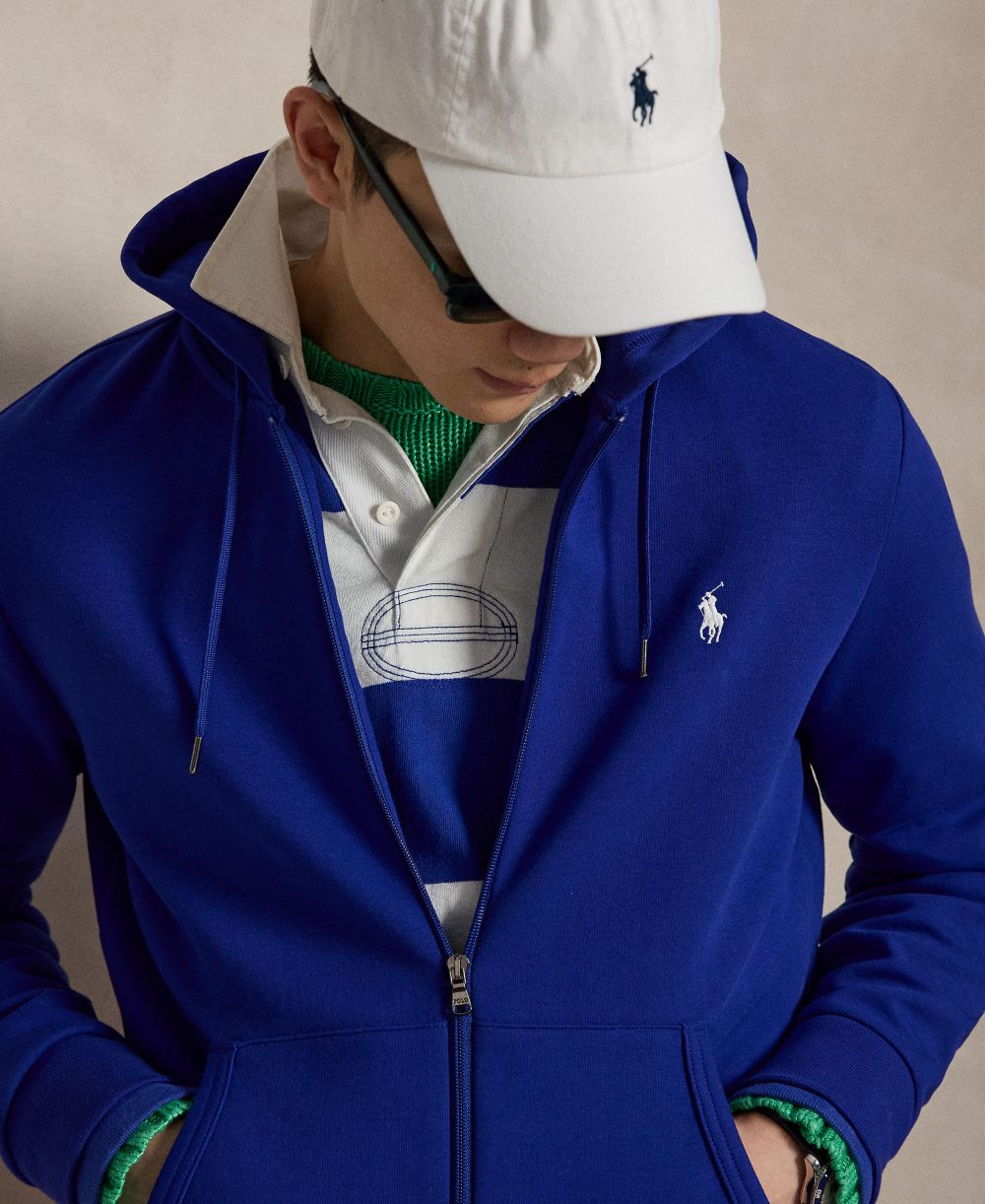 Men's Double-Knit Full-Zip Hoodie