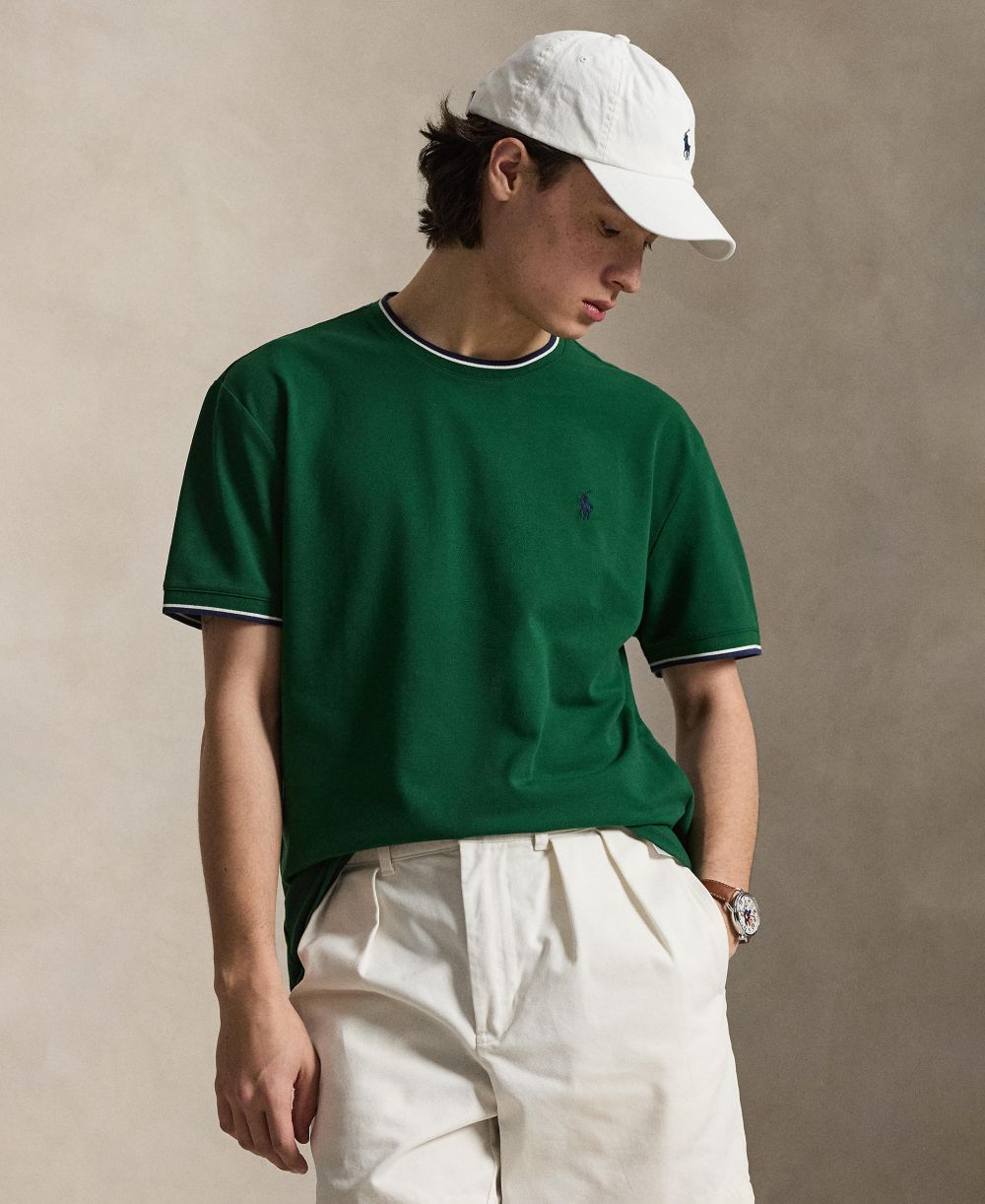 Men's Classic-Fit Stretch Mesh T-Shirt
