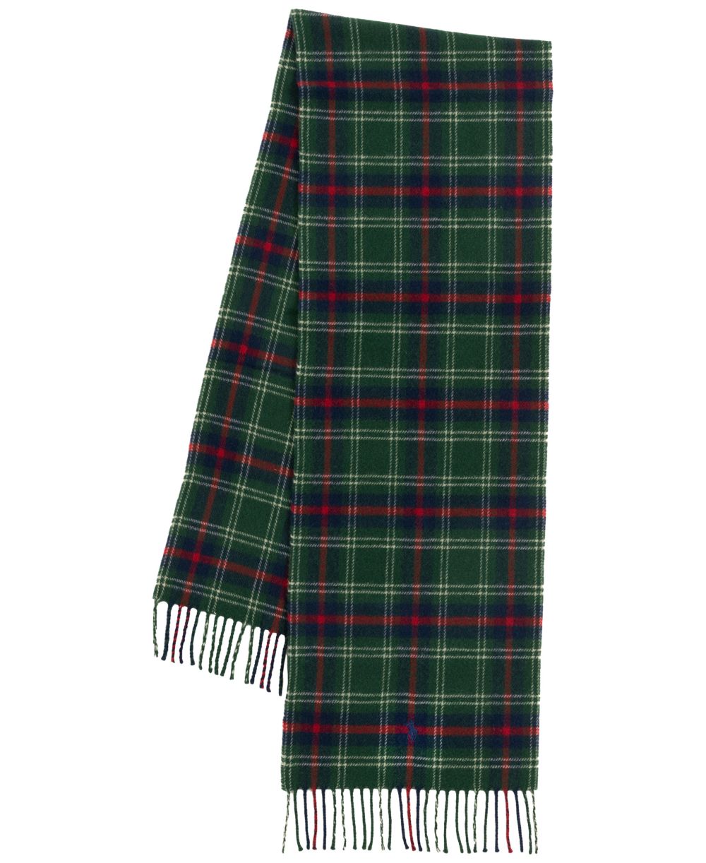 Men's Woolen Plaid Scarf