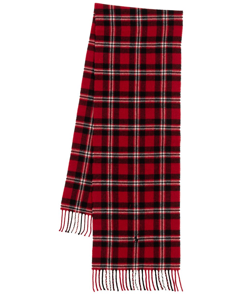 Men's Woolen Plaid Scarf