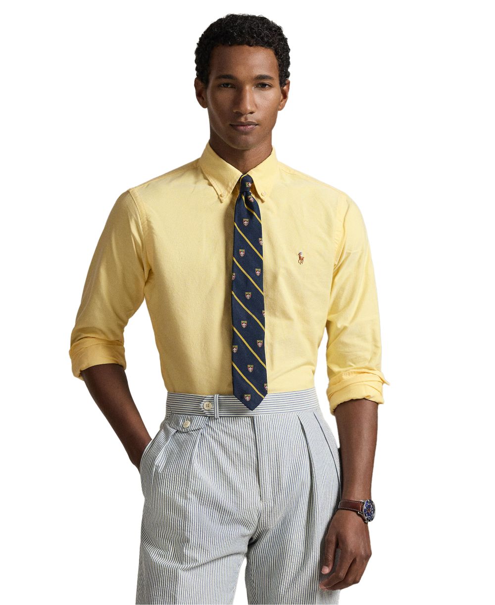 Men's Classic Fit Plaid Brushed Oxford Shirt